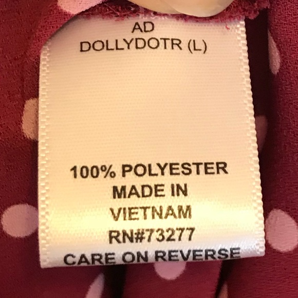 Elle blouse Long sleeve with polkadots - Picture 2 of 8